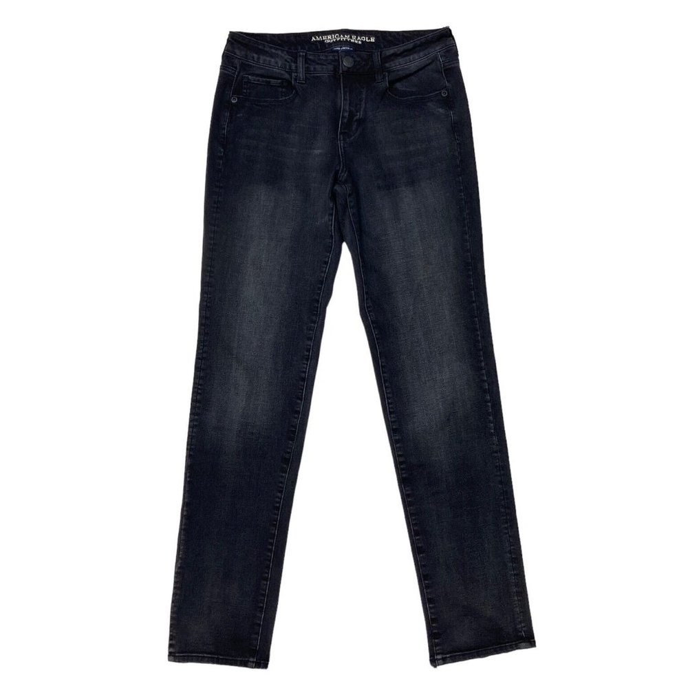 *AEO American Eagle Outfitters Black Skinny Jeans Womens 10L Stretch Casual Pant